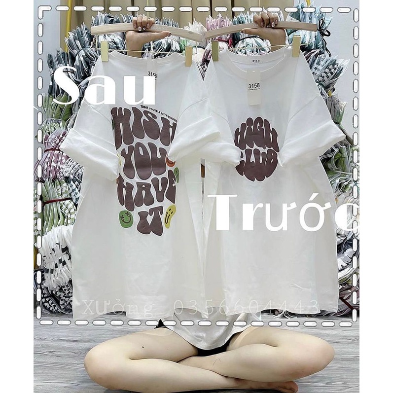 Áo phông Quảng Châu 3158 chất cotton khô