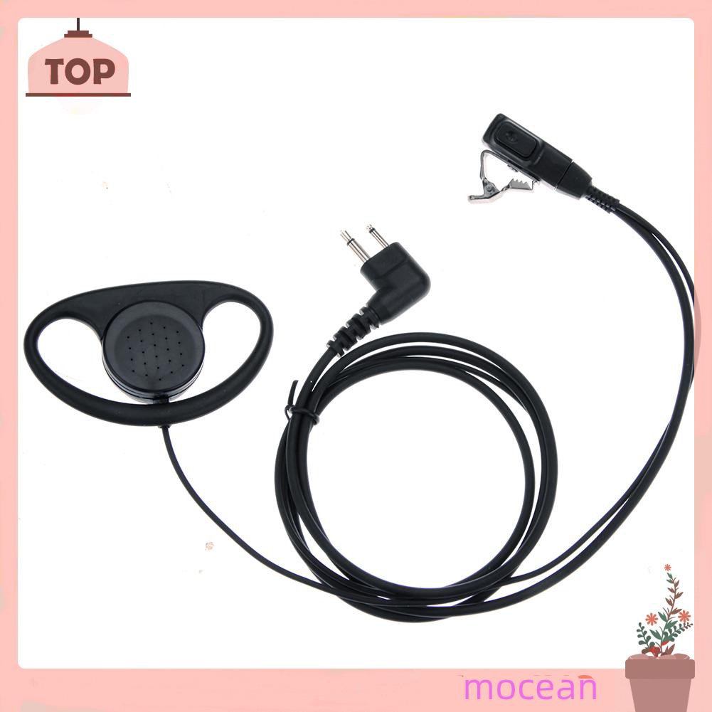 Tai Nghe 2 Pin Chữ D Có Mic Cho Máy Bộ Đàm Motorola Gp88 Ct150 P040 Radio