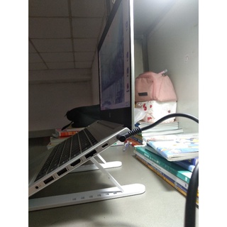 Giá đỡ laptop,macbook,ipad, kệ đỡ máy tính nhôm cao cấp tản nhiệt, tiện lời sử dụng
