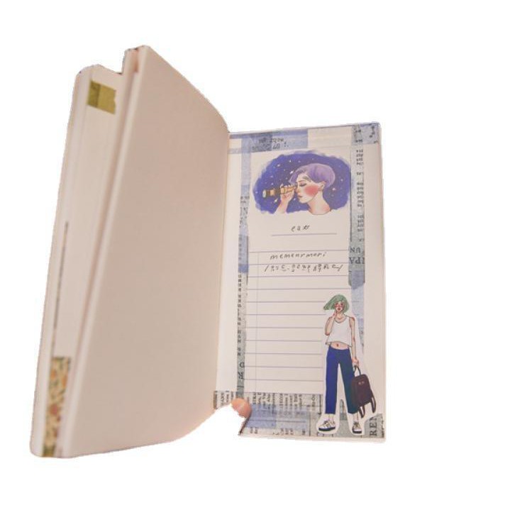 Sticker cô gái Vintage Style trang trí Bullet Journal S11 Taro Stationery