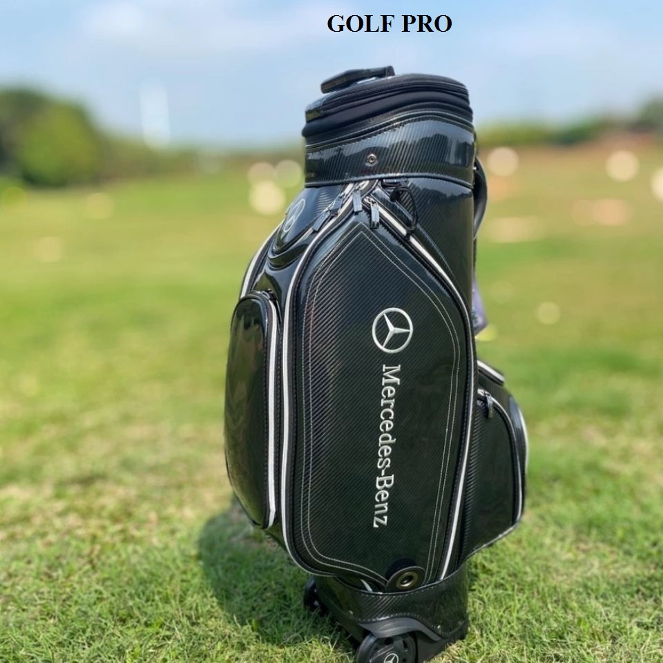 Túi gậy chơi golf đựng 14 - 16 gậy da PU cao cấp chống nước chống bụi shop GOLF PRO TM056