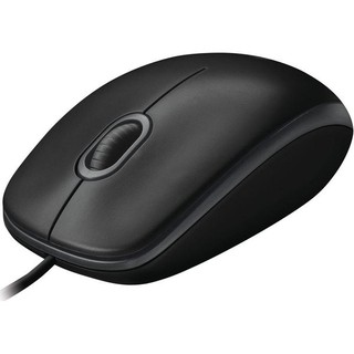 Chuột Quang Máy Tính Có Dây Logitech B100 (Màu Đen)