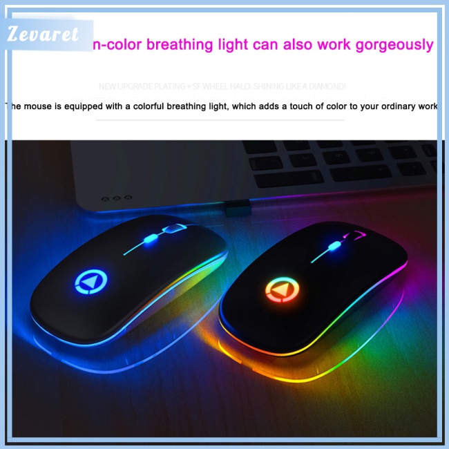 Chuột Quang Không Dây Zevaret 2.4G Cho Pc Laptop