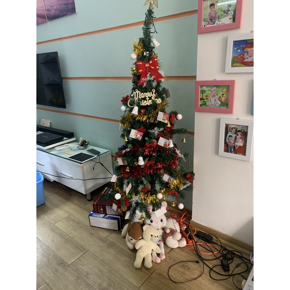 CÂY THÔNG NOEL 1,5M KÈM PHỤ KIỆN TRANG TRÍ