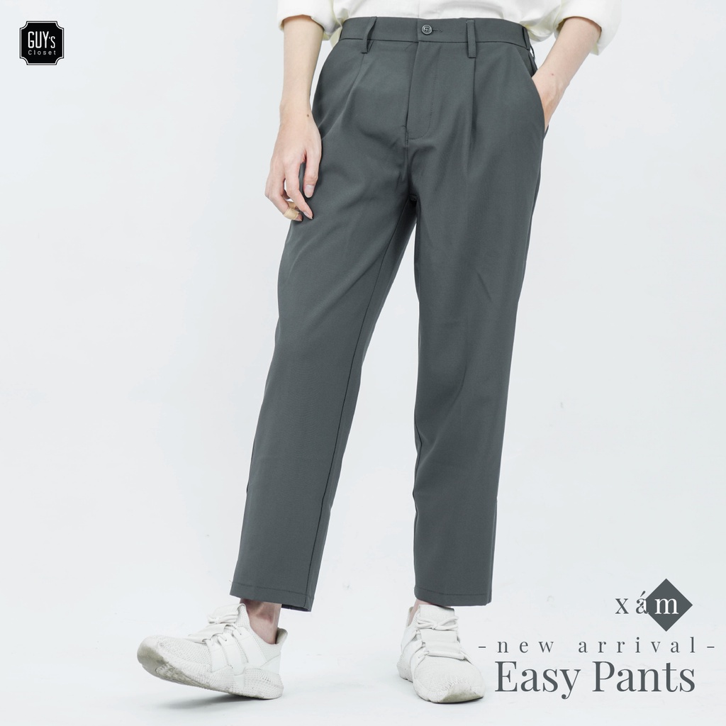 Quần Âu Easy Pants GUY's Closet, Dáng suông, Phong cách thanh lịch, chững chạc
