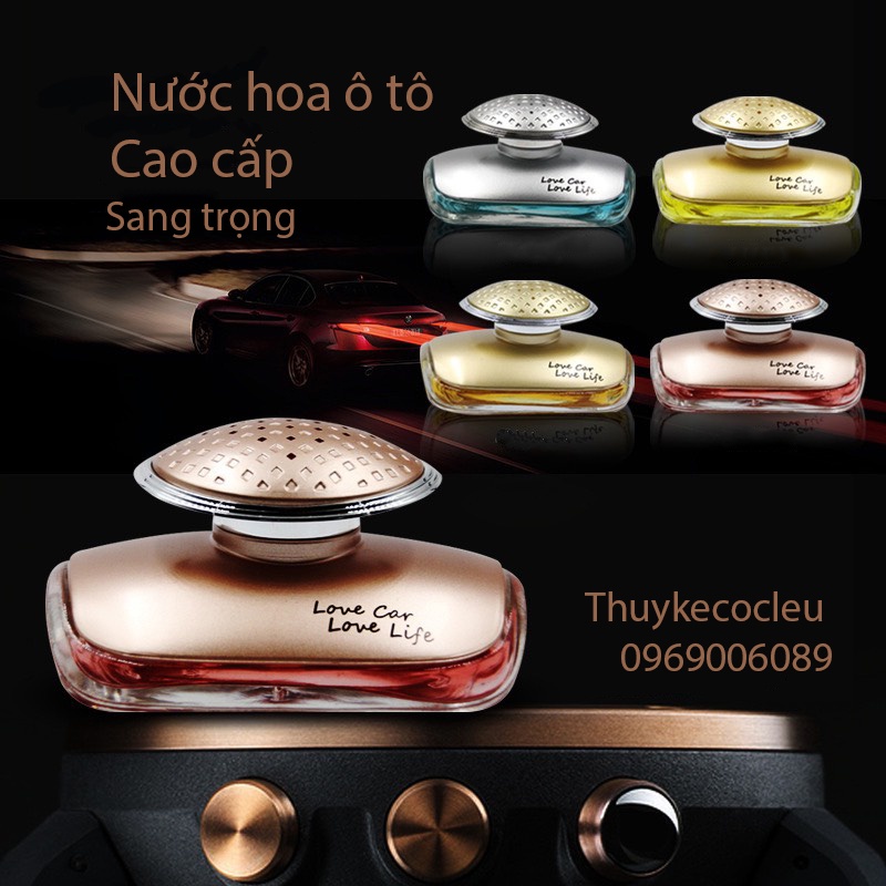 Nước Hoa Ô tô/ xe hơi LOVE CAR Perfume thơm mát