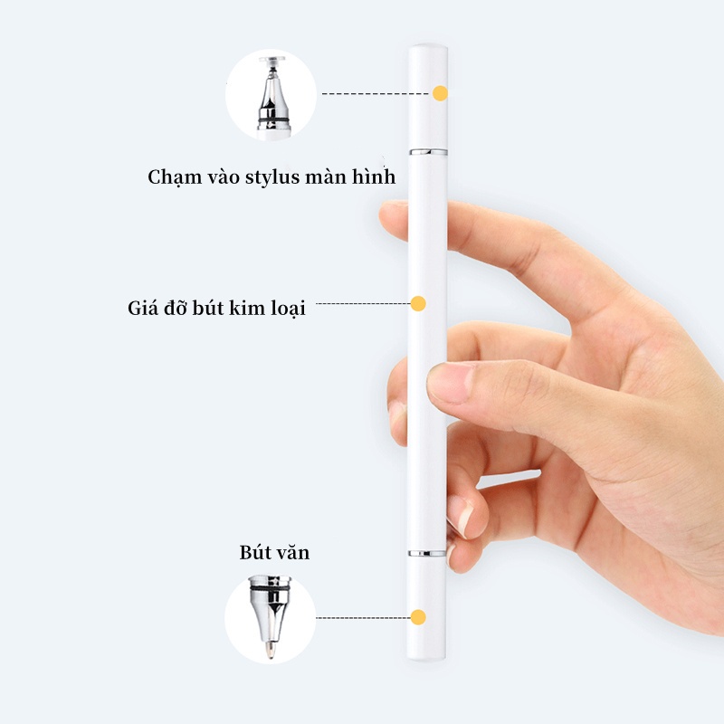 Bút cảm ứng  2 trong 1 dùng cho máy tính bảng điện dung Android pad, giao hành hỏa tốc 1-2h, giá cực hấp dẫn