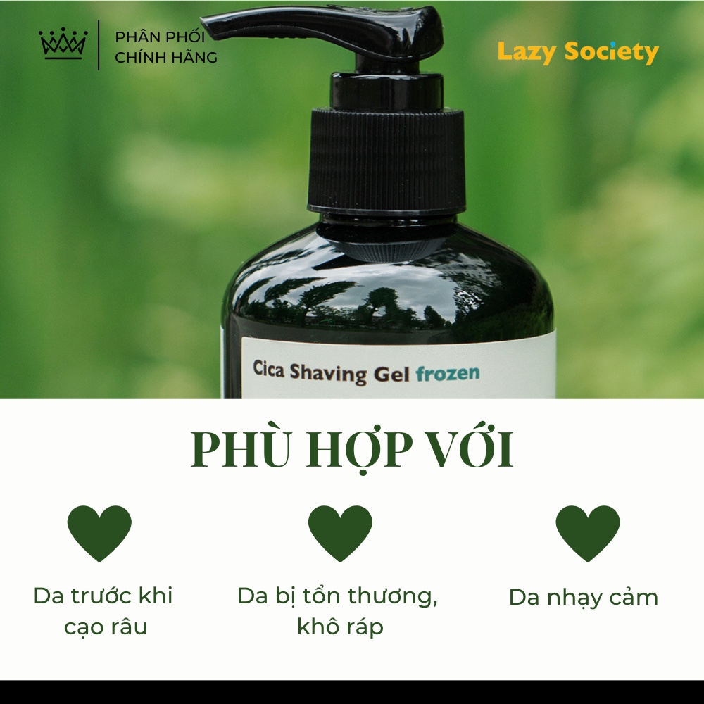 GEL CẠO RÂU trong suốt  dạng lạnh