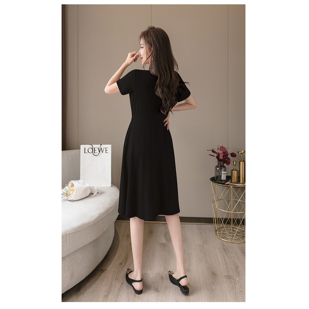 Váy Bầu Đầm Bầu Xinh Thun Lạnh A2095