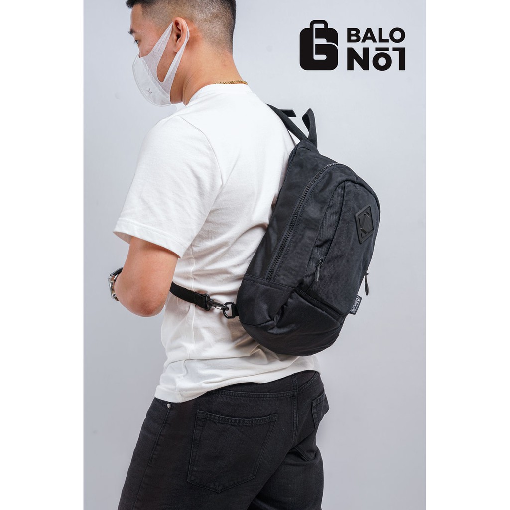 [Tặng Kèm Vớ] Balo đẹp 🍀FREESHIP🍀 [Chính hãng] Balo 1 quai Coleman Sling Bag Nhiều Màu - Black