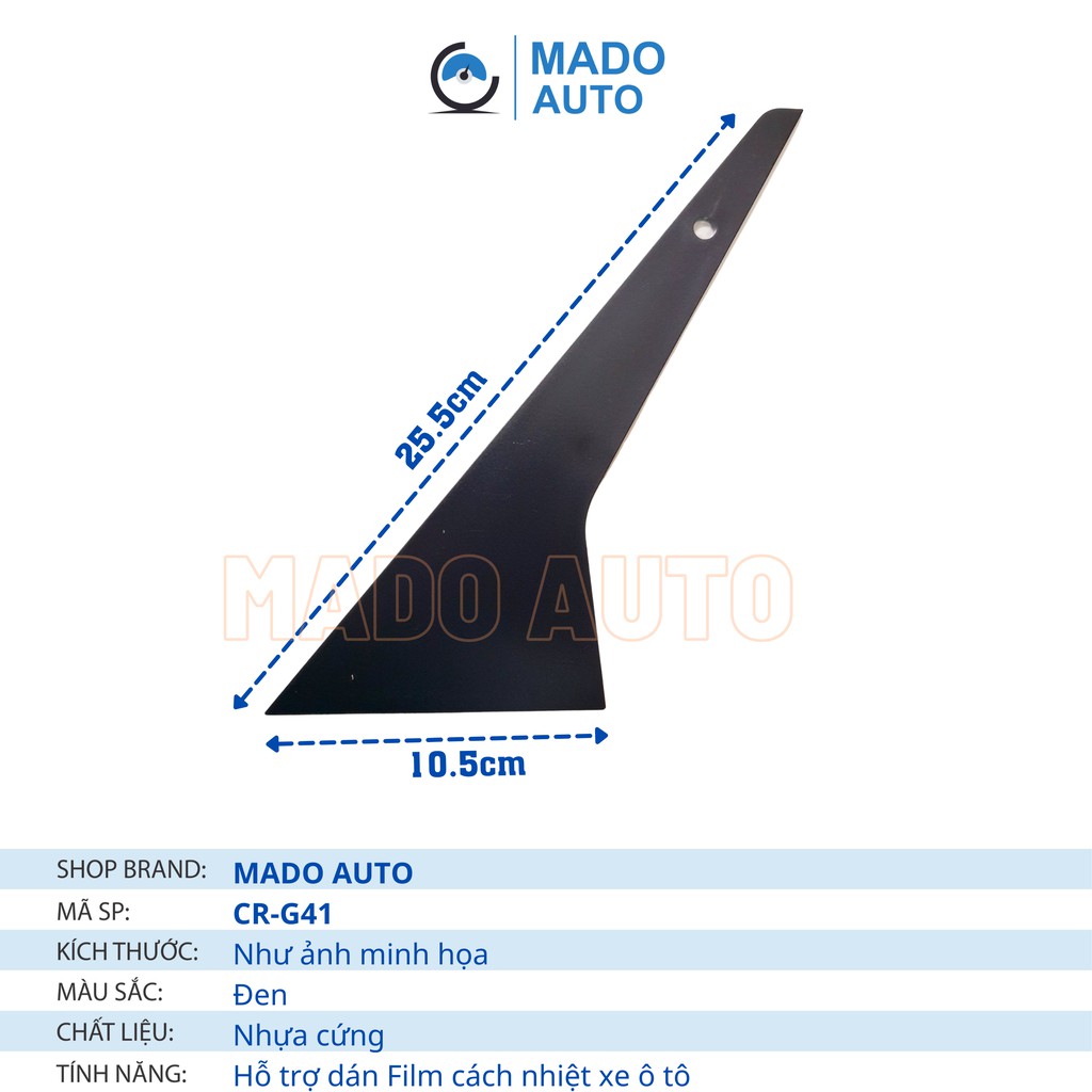 Dụng cụ gạt nhựa dán Film Phim cách nhiệt kính xe ô tô, nhà kính, Decal đổi màu MADO CR-G41 Squeegee | BigBuy360 - bigbuy360.vn