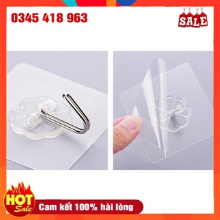Móc treo đồ dán tường, móc dán tường thông minh siêu dính tiện lợi