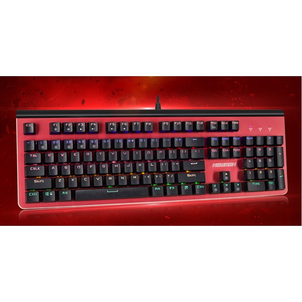 Bàn phím Quang Cơ Newmen GM510 Aluminum mạch phủ Nano chống nước - Chính Hãng