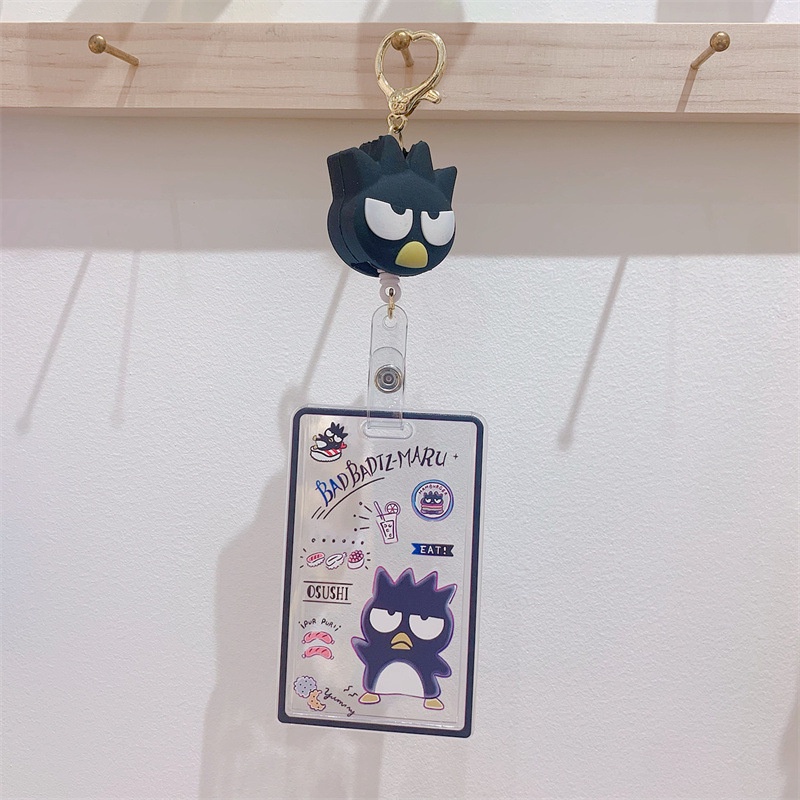 Ví Đựng Thẻ Trong Suốt Họa Tiết Hoạt Hình Sanrio Sáng Tạo