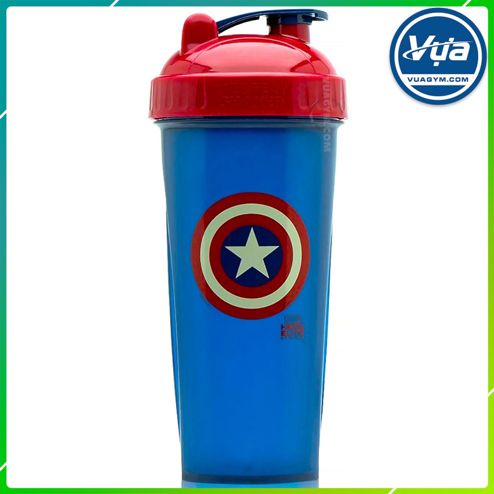 Bình Lắc Performa Hero Chính Hãng - Captain America (800ml)