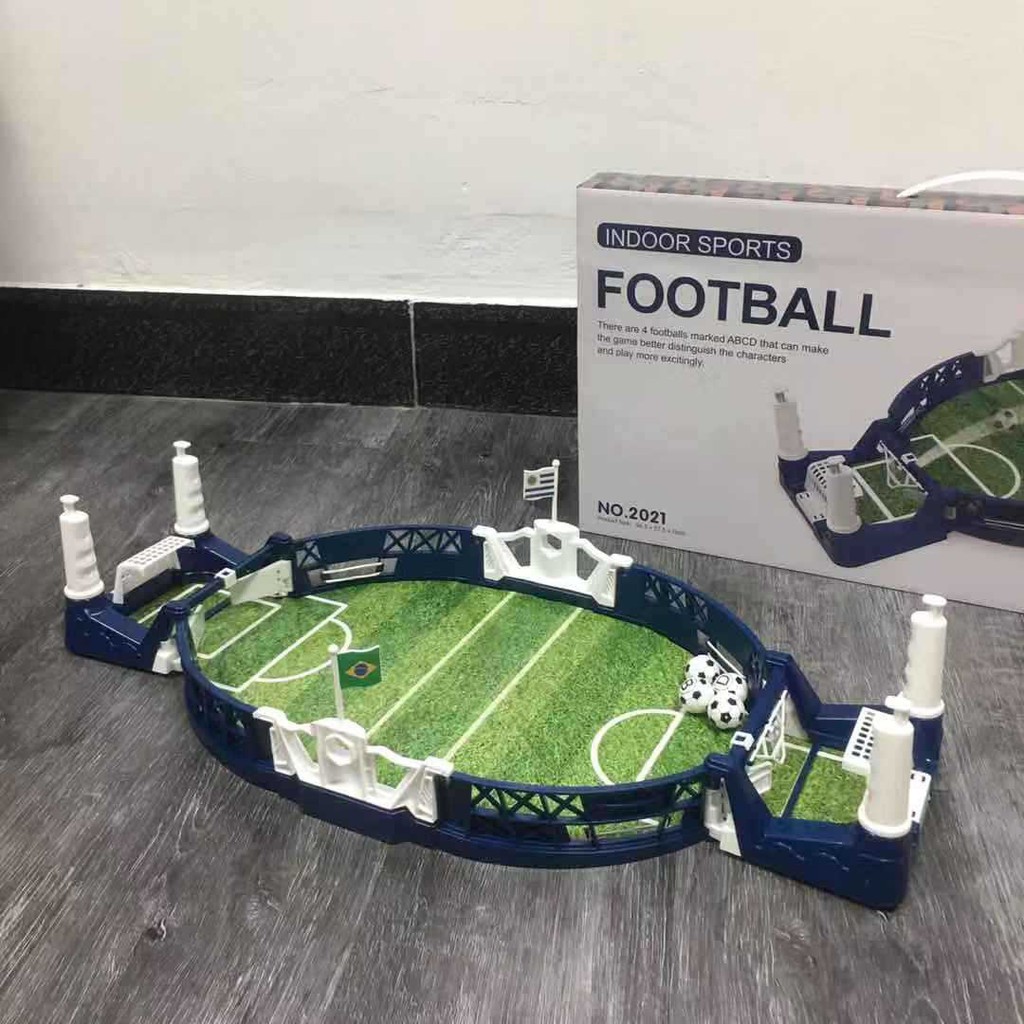 Bộ Đồ Chơi Bóng Đá Thu Nhỏ Trên Bàn – Đồ Chơi Đá Banh Trẻ Em Gia Đình - Football Table Sport - Super Game