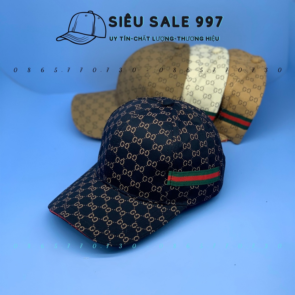 NÓN LƯỠI TRAI G-C NẸP 4 MÀU VẢI DÀY THỜI TRANG NAM NỮ CÁ TÍNH