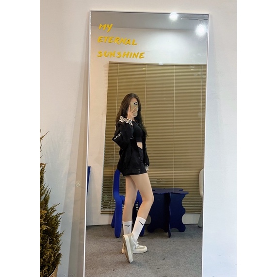 Bộ Knit áo ba lỗ kèm quần biker - Linh Châu