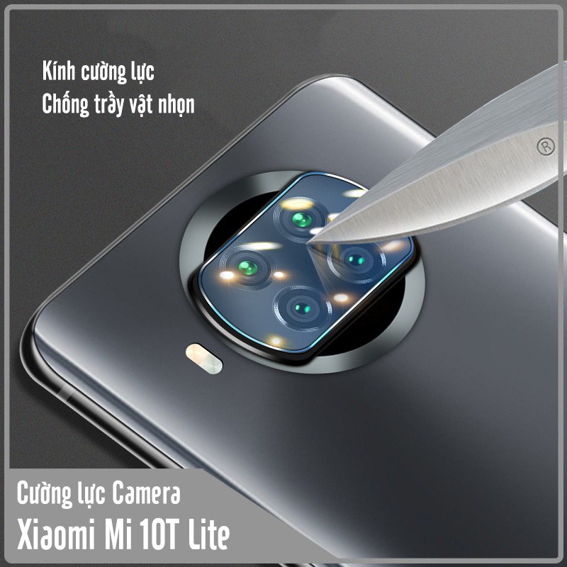 Kính cường lực Camera cho Xiaomi Mi 10T Lite - Redmi Note 9 Pro 5G 2021