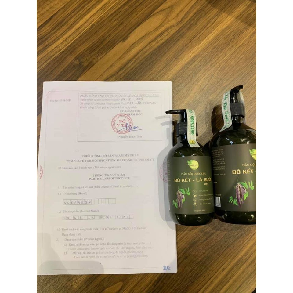Dầu gội dược liệu bồ kết GREENBON | BigBuy360 - bigbuy360.vn