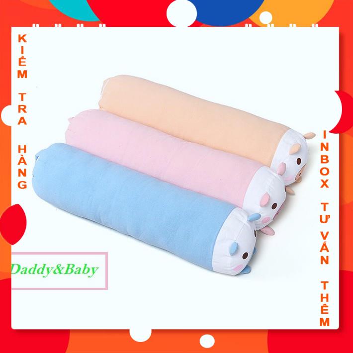 Gối ôm con sâu mặt heo cotton Baby Top 60x25cm