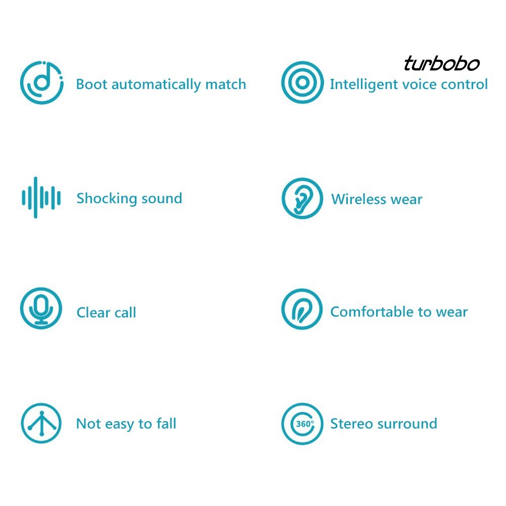 Tai Nghe Bluetooth 5.0 Không Dây T-A6 Tws Kèm Hộp Sạc Tiện Dụng