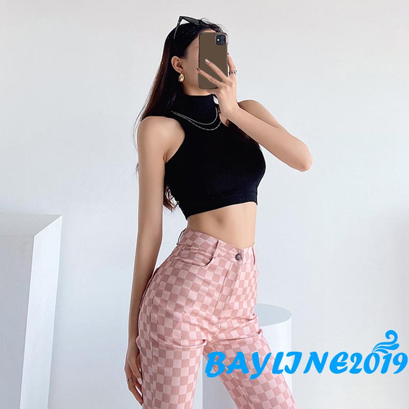 Áo croptop không tay màu sắc sành điệu quyến rũ dành cho nữ | BigBuy360 - bigbuy360.vn