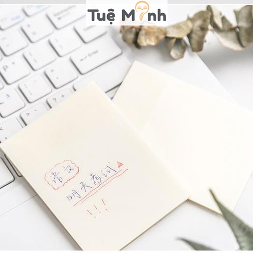 Giấy ghi chú trong suốt có màu NO25 tập note chống nước bằng nhựa nhiều màu
