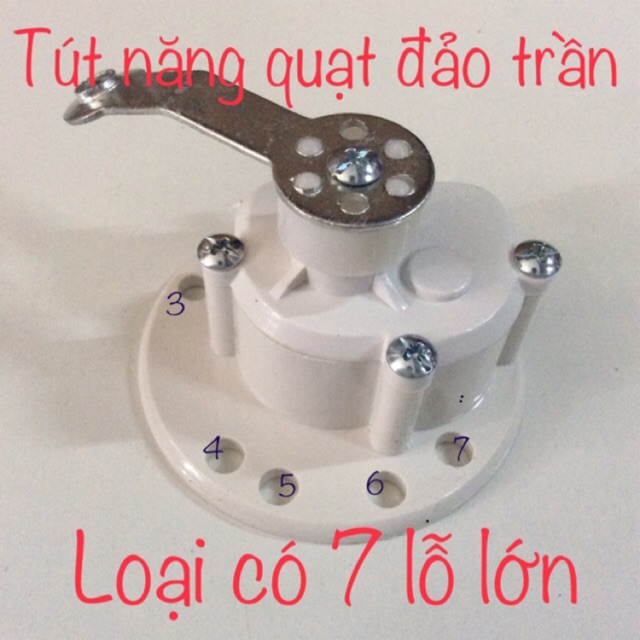 Nhông nhựa quạt đảo trần loại 7 lỗ Senco