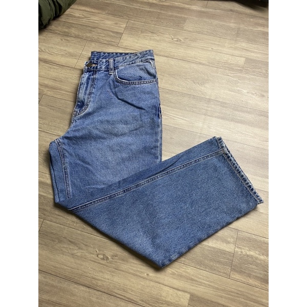 Quần Jeans Ống suông Hàn quốc SPAO Chính hãng