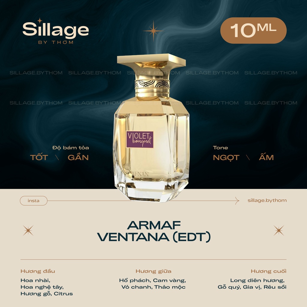 AFNAN VIOLET BOUQUET EDP | Mẫu thử nước hoa nữ 10ml