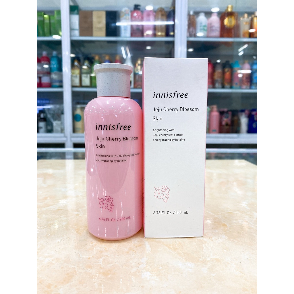 Nước Hoa Hồng Innisfree Jeju Cherry Blossom Skin Hàn Quốc 200ml