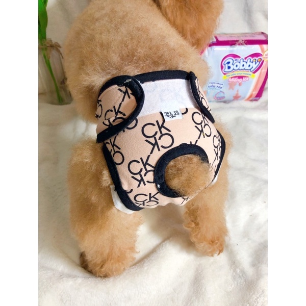 Quần sinh lý Ck cao cấp cho chó mèo/quần sinh lý cún cái
