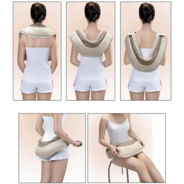 Đai Massage Đấm Lưng, Vai, Cổ, Gáy Neck Shoulder W-808 Cao Cấp