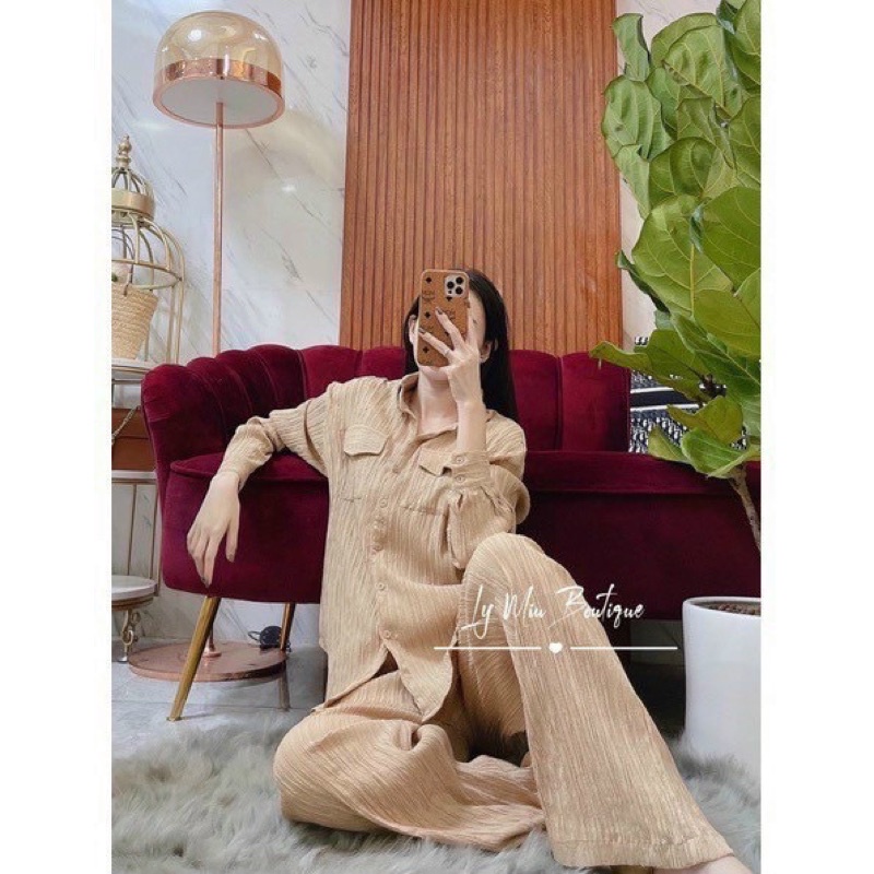 Bộ sơ mi quần dài đũi