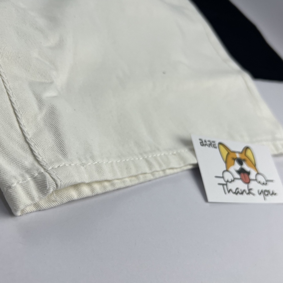 Quần short kaki nữ ống rộng basic, quần đùi ngố lưng cao phong cách Ulzzang - QO024