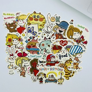 [Twins Plus] Sticker Ado Mizumori Animated Snappy dán trang trí laptop, máy tính bỏ túi, vali, điện thoại,đàn