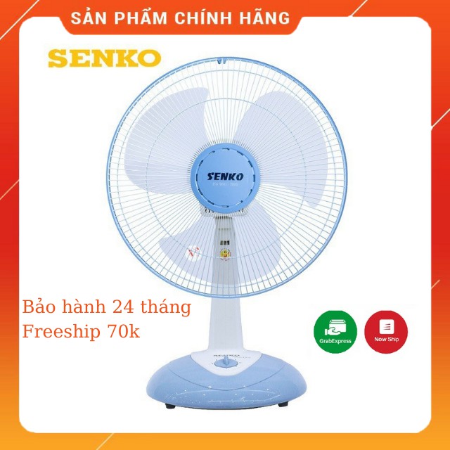 Quạt Bàn mini SENKO B1612/B1213 sải cánh 30cm - Thiết kế Nhỏ Gọn, Chắc Chắn, Quạt chạy êm, Bảo Hàng Chính Hãng 24 Tháng.