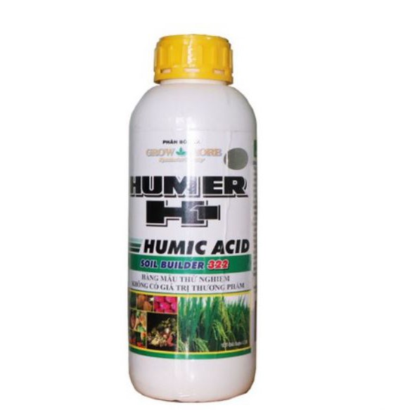 Humic Acid 322 Humer H1 (1 lít) Phân bón lá kích rễ kích chồi chống rụng bông