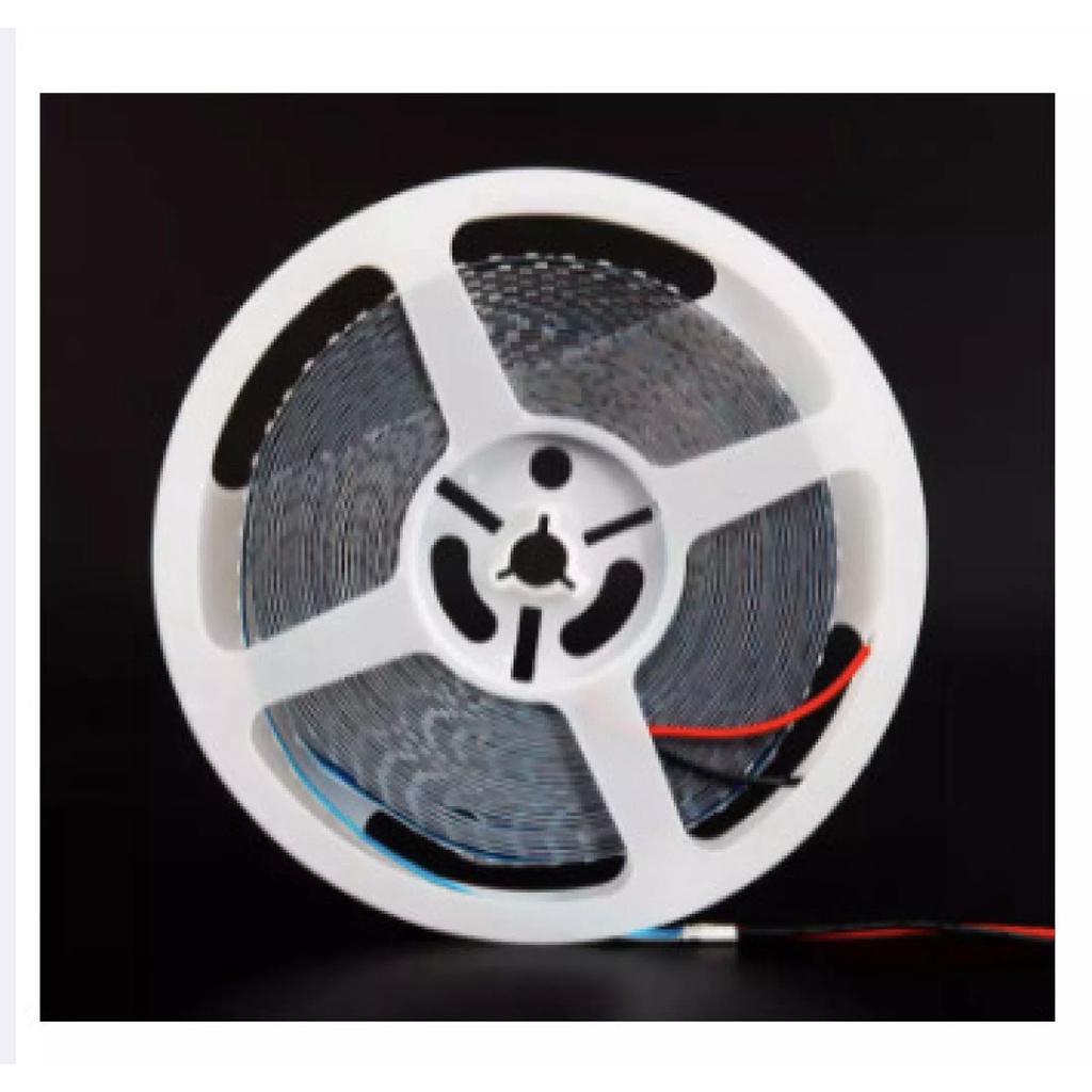 Led dây dán 240 bóng/mét, cuộn 5m có lớp băng dính 2 mặt tiện lợi, hắt tủ kính, tủ bếp, làm biển quảng cáo, ánh