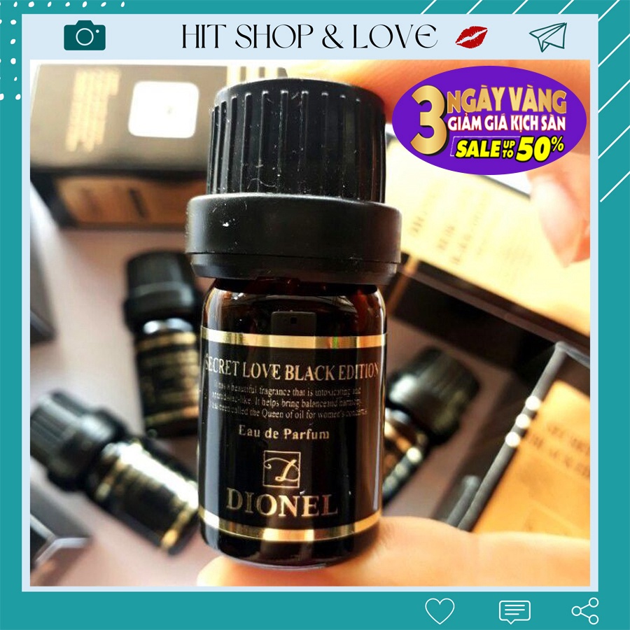 Dionel secret love Black edition nước hoa vùng kín Hàn Quốc 5ml hương thơm sexy
