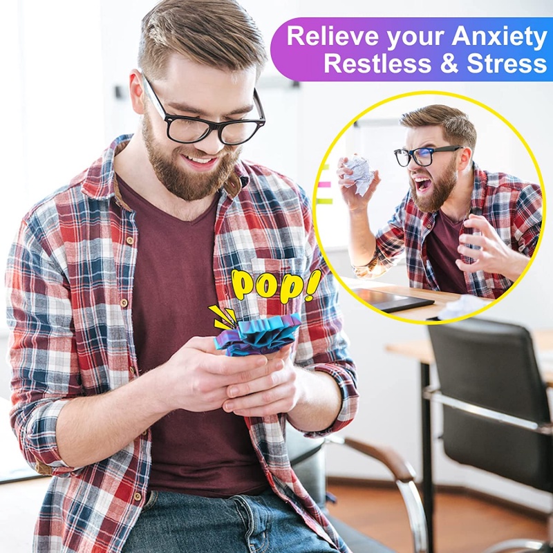 Đồ chơi nhấn bong bóng cầm tay giảm căng thẳng vui nhộn