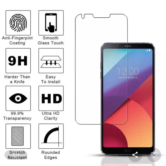 Bộ 3 dán cường lực cho máy LG V30 tặng ốp dẻo