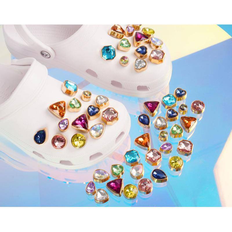 Phụ Kiện Khóa Dây Xích Kim Loại Trang Trí Giày Dép Cho Giày Dép jibz sandals