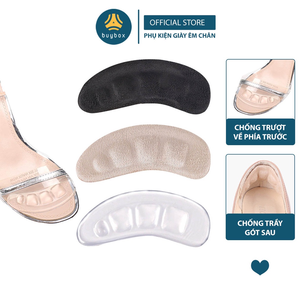 Lót giày cao gót đa năng chuyên dùng khi mang sandal giúp chống trượt bàn chân về phía mũi - Buybox - BBPK277
