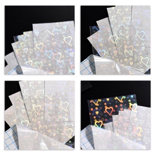 Sticker trái tim dạ quang phát sáng lấp lánh