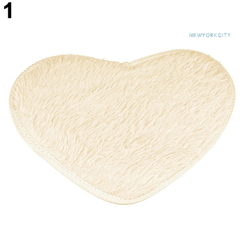 Thảm Chùi Chân Chống Trượt Hình Trái Tim Thời Trang