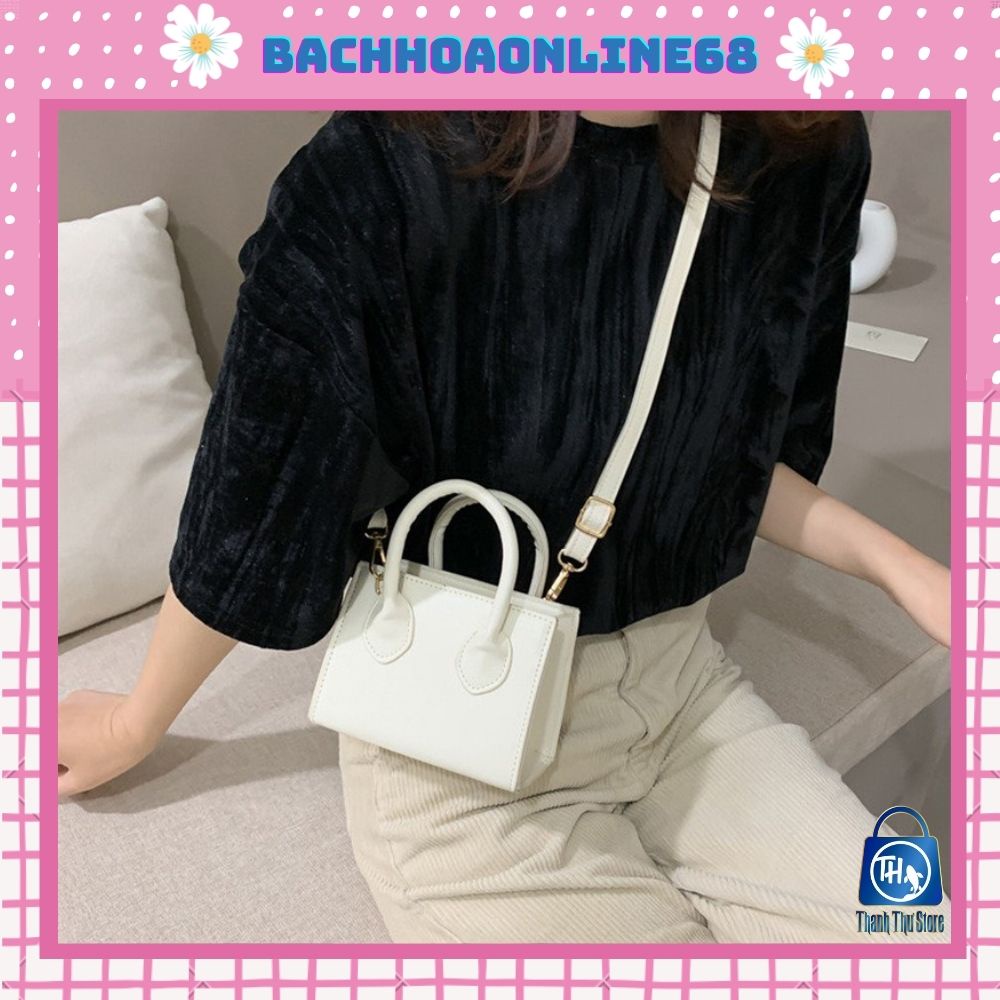 Túi đeo chéo mini nữ da trơn đẹp giá rẻ đi chơi Bachhoaonline68 545