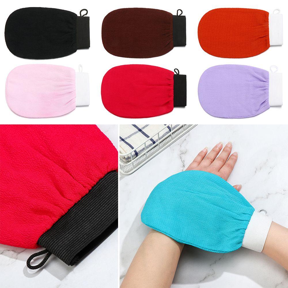 YANN1 Găng Tay Tắm Mềm Mịn Tẩy Tế Bào Chết Làm Sạch Da