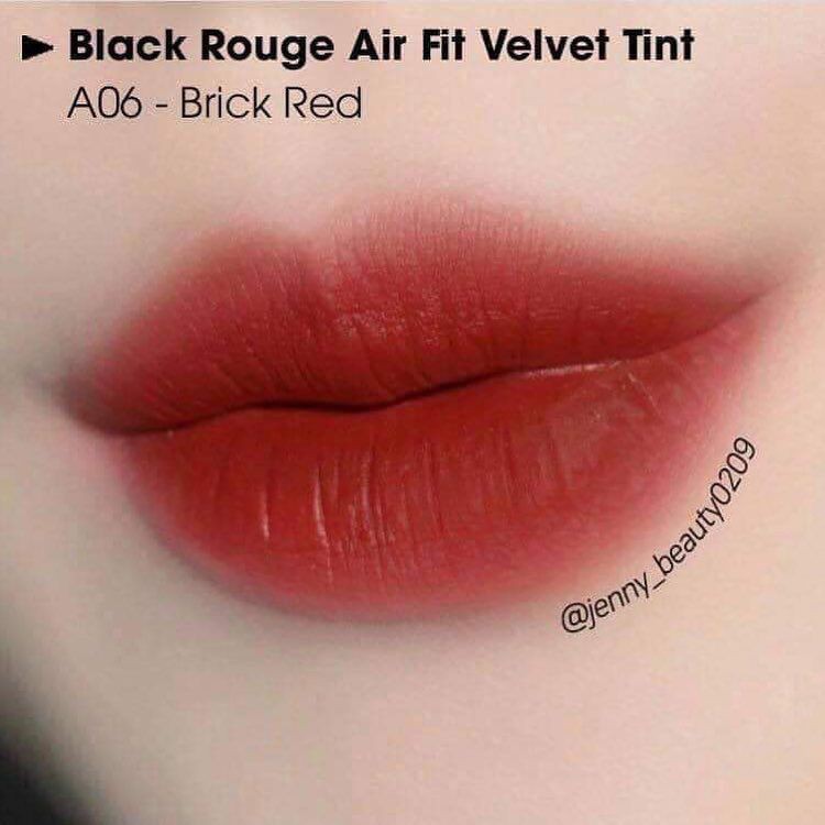 Son Black Rouge màu A06 Đỏ gạch - HÀNG CHUẨN CÓ TEM CHÍNH HÃNG